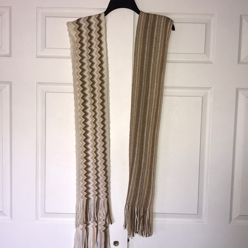 Winter scarves.